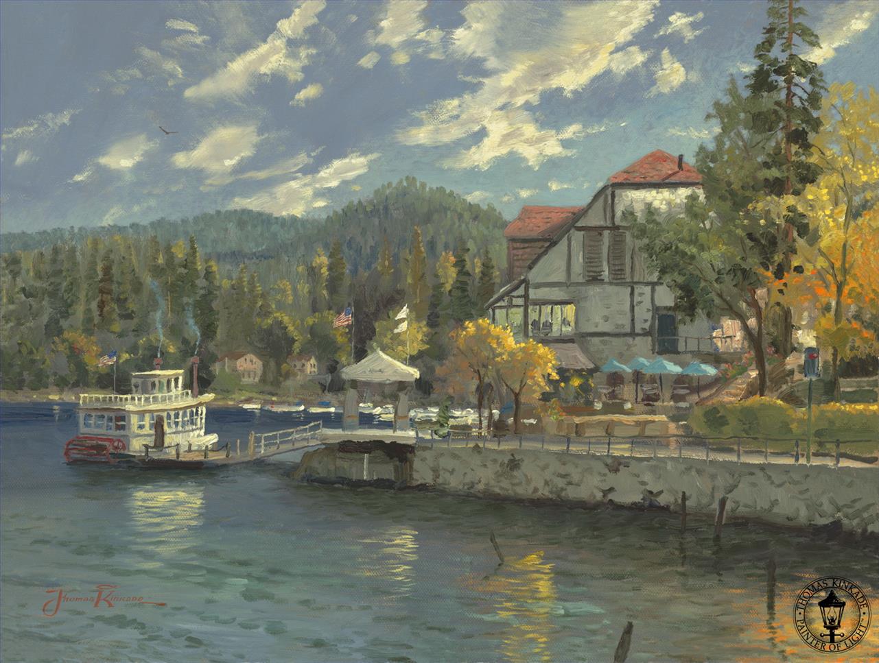 Lake Arrowhead Thomas Kinkade Oil Paintings